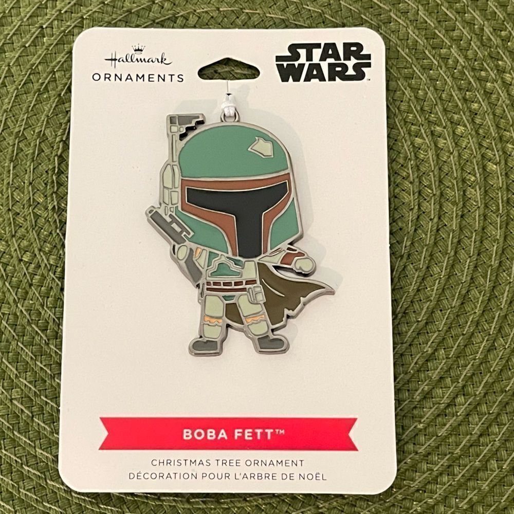 Hallmark Disney Star Wars Boba Fett Ornament NWT